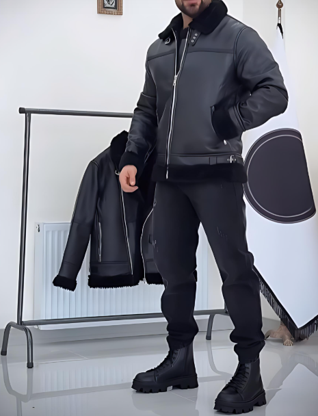 Men's Cozy Plush Casual Jacket