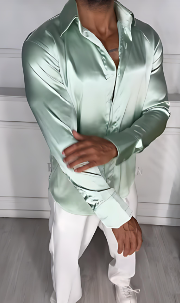 Men's ultra-soft and comfortable silky shirt