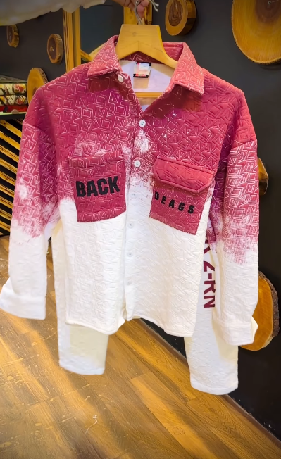 Men's Bright Color Casual Set