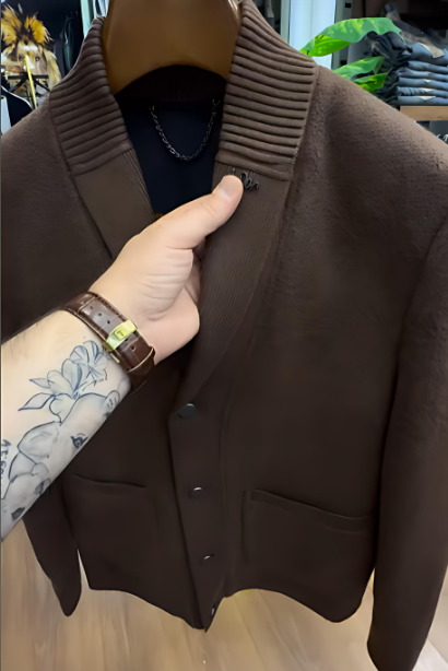 Men's autumn and winter thick warm jacket