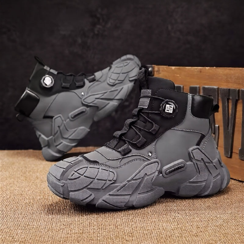 Men's Rotary Buckle Non-slip Ankle Boots