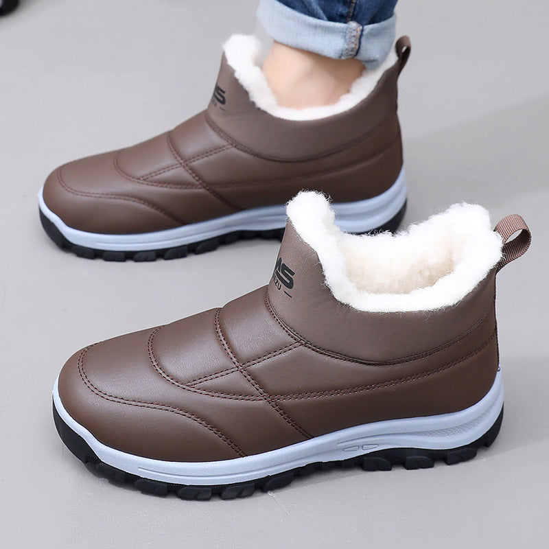 Men's fleece-lined snow boots