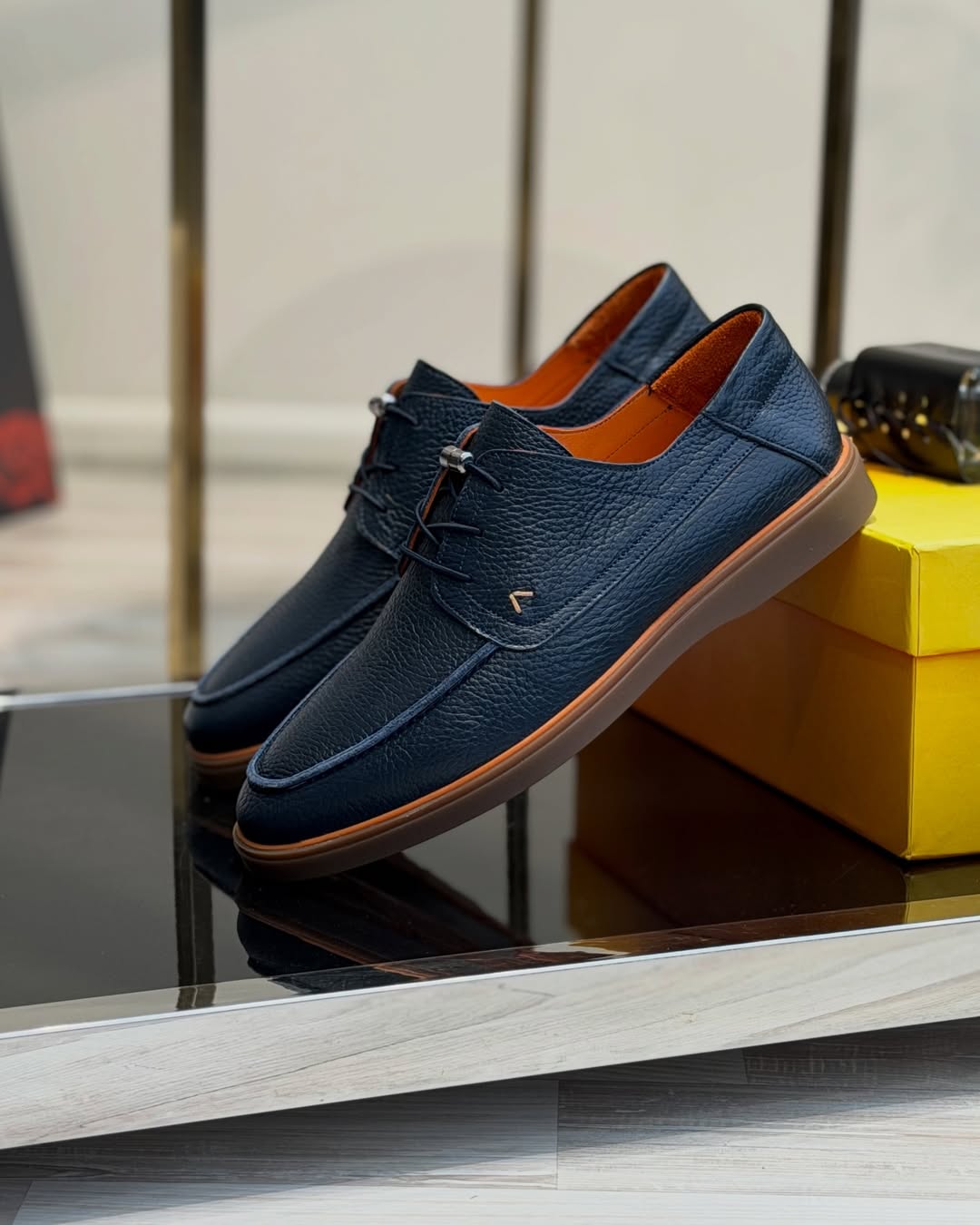 Men's premium leather slip-on shoes