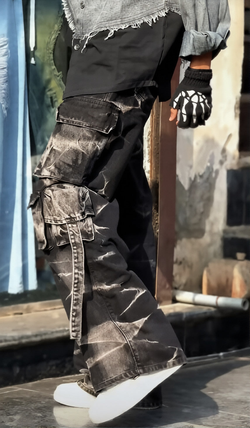 Men's multi-pocket cargo pants