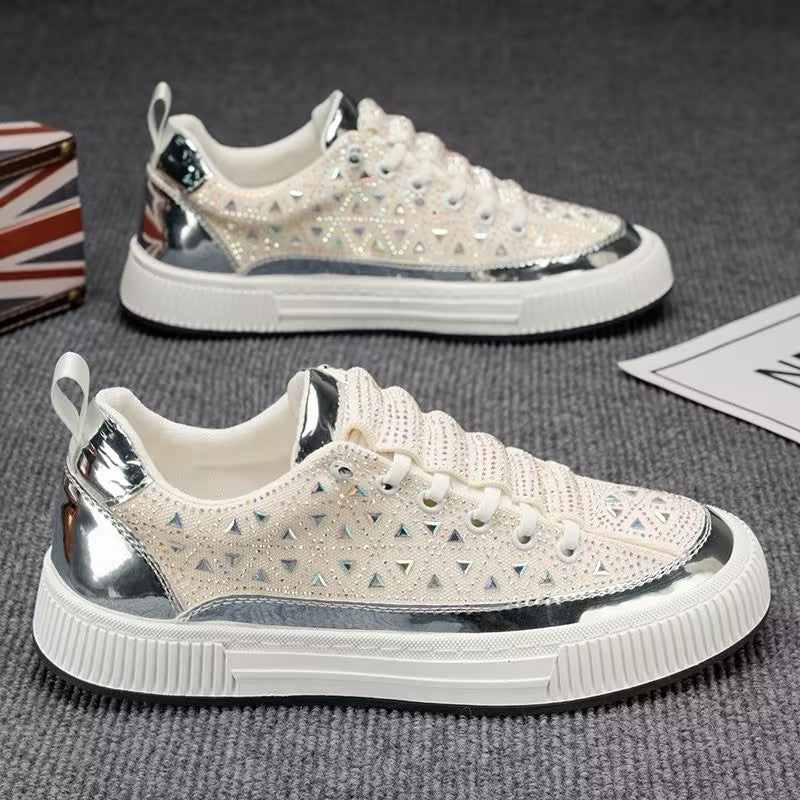 Men's Rhinestone Slip-on Shoes
