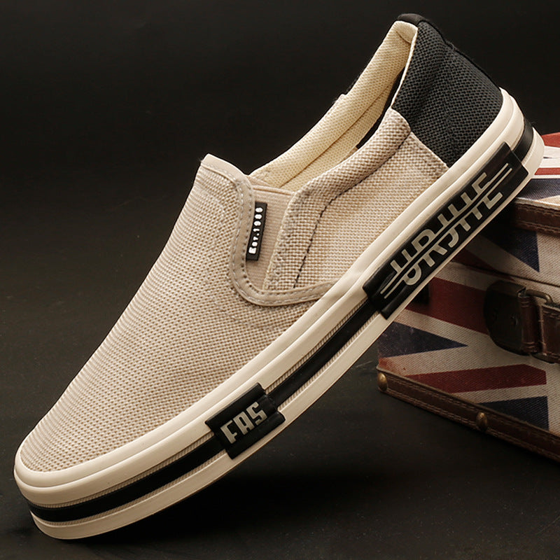 Men's breathable mesh slip-on casual shoes