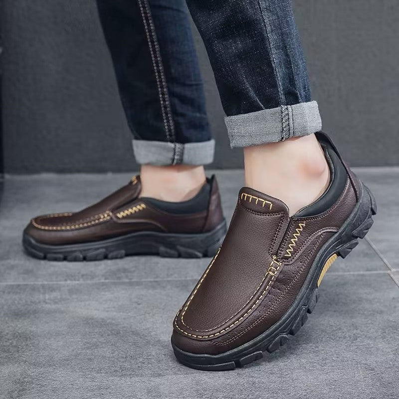 Men's high-quality slip-on leather shoes