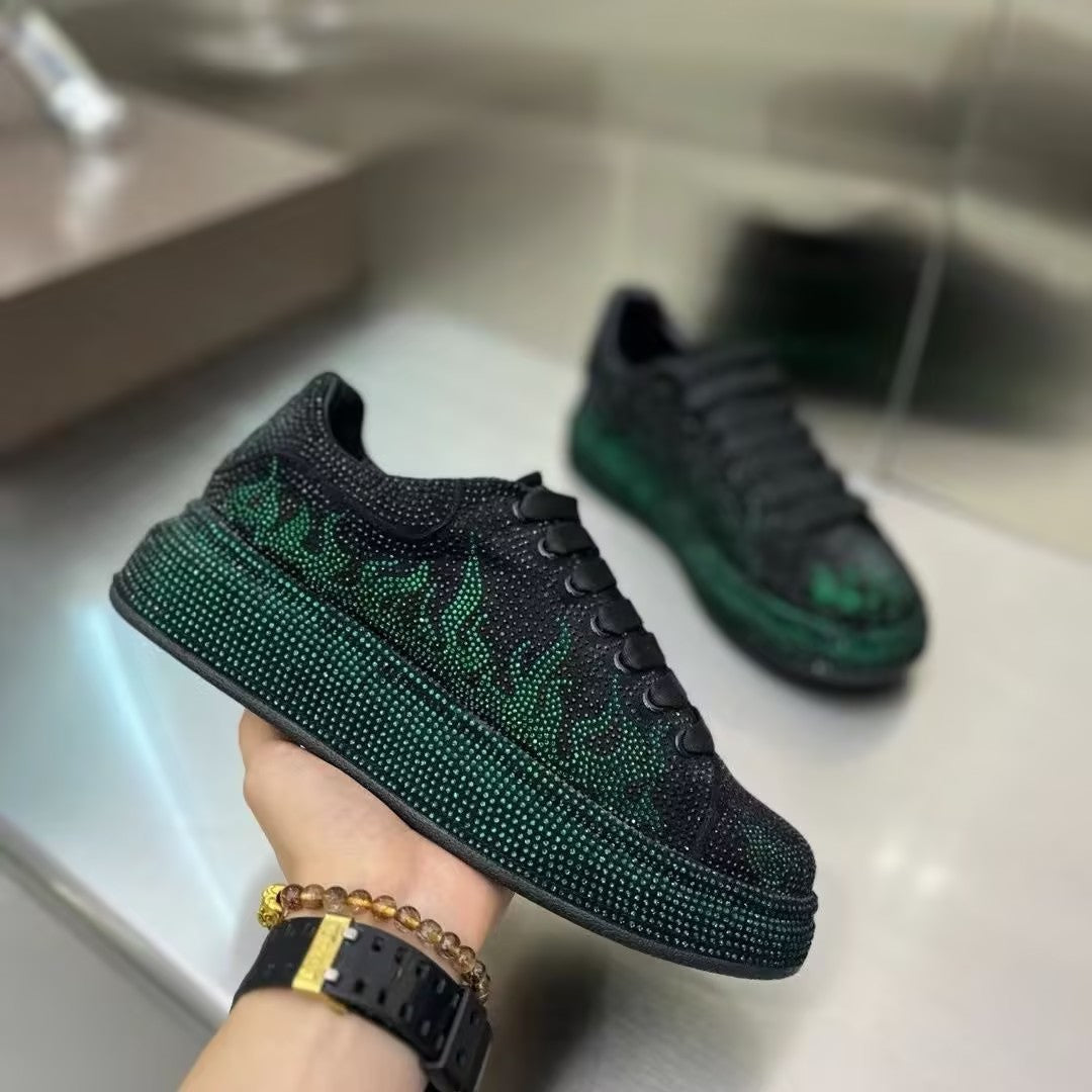 Men's Super Sparkling Rhinestone Casual Shoes