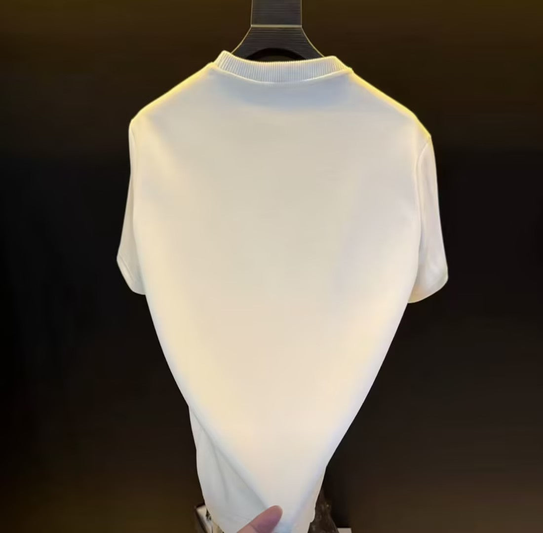 Men's Engraved Textured T-Shirt