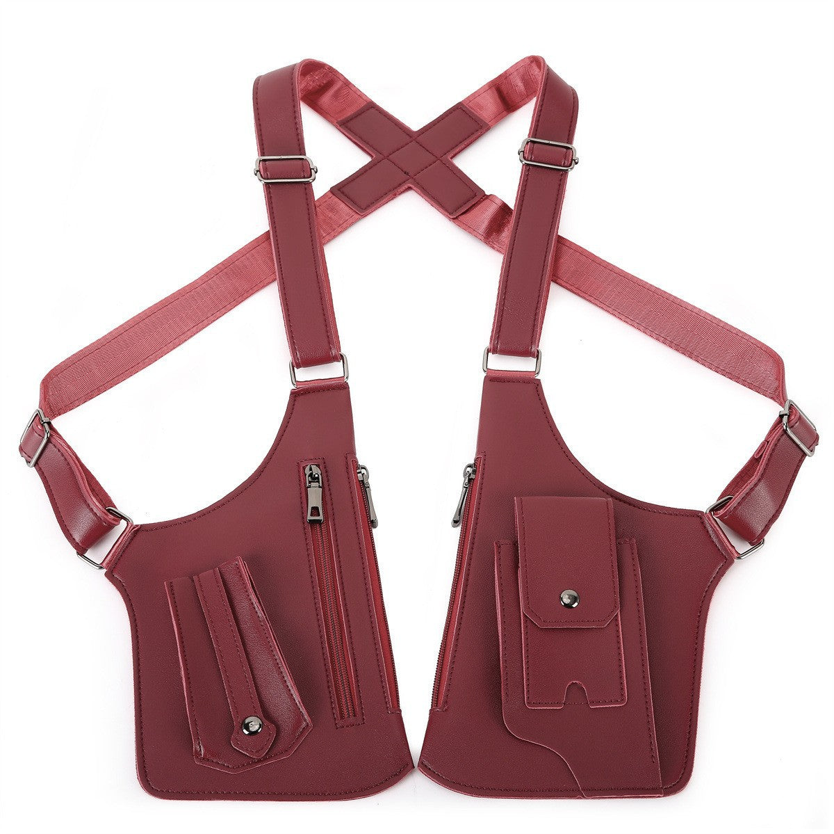 Men's vest-style backpack