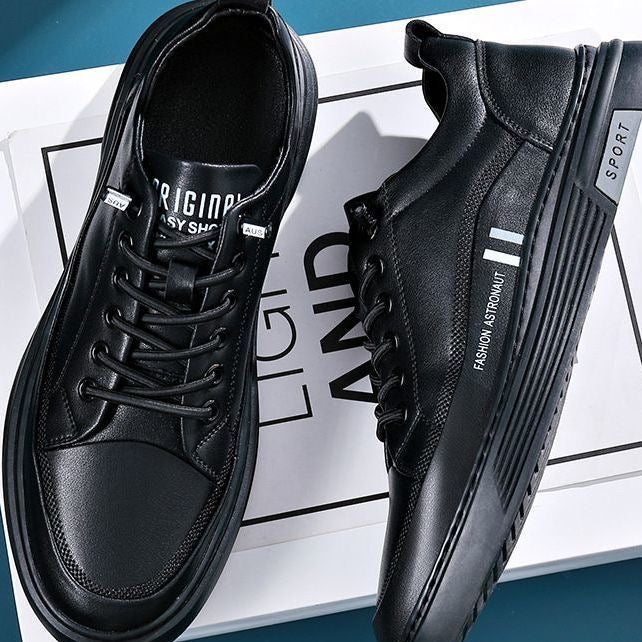 Men's quality leather slip-on shoes