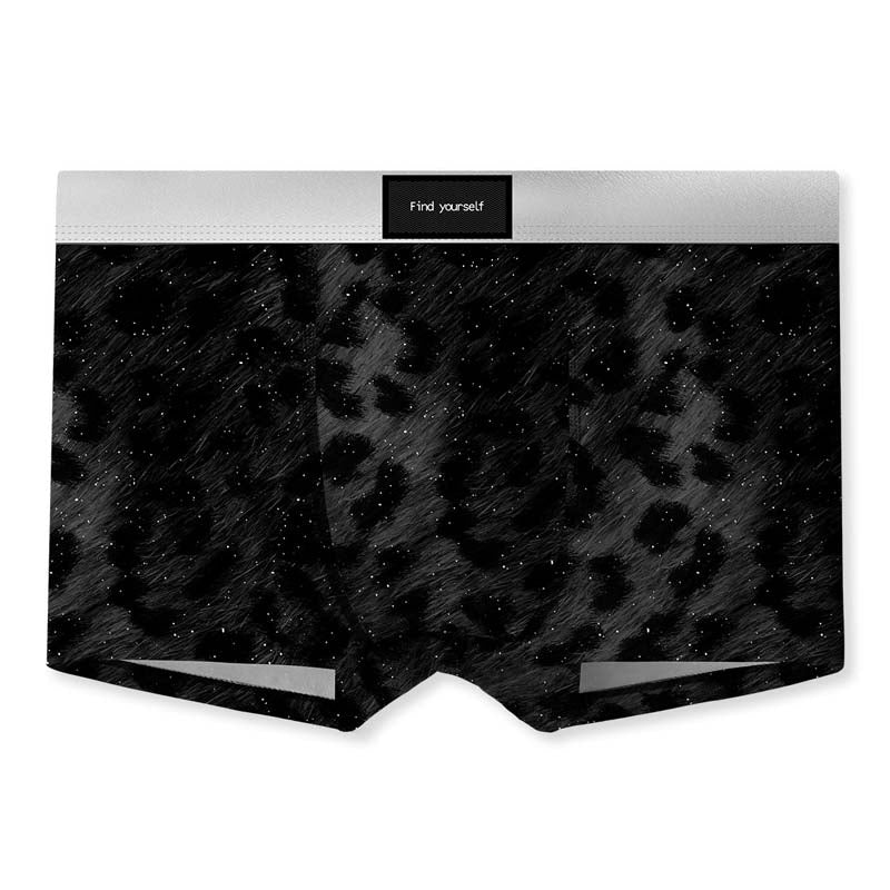 Quick-drying Breathable Leopard-print Starling Ice Silk Men's Underwear