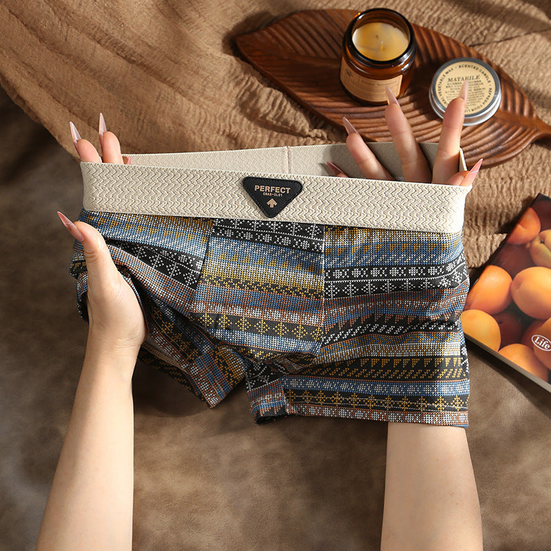 Printed Cotton Men's Underwear