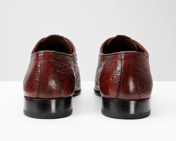 Crocodile Texture Men's Leather Shoes