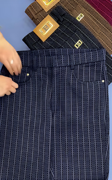 Men's Striped Casual Pants