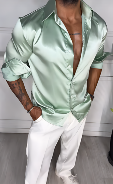 Men's ultra-soft and comfortable silky shirt
