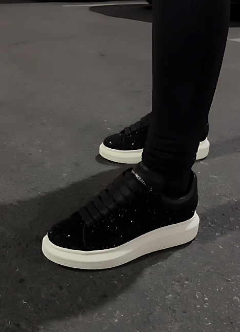 Men's Sparkling Rhinestone Shoes