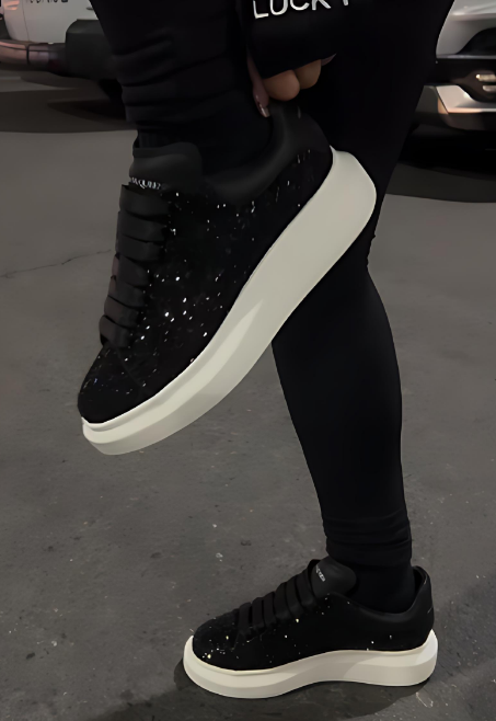 Men's Sparkling Rhinestone Shoes