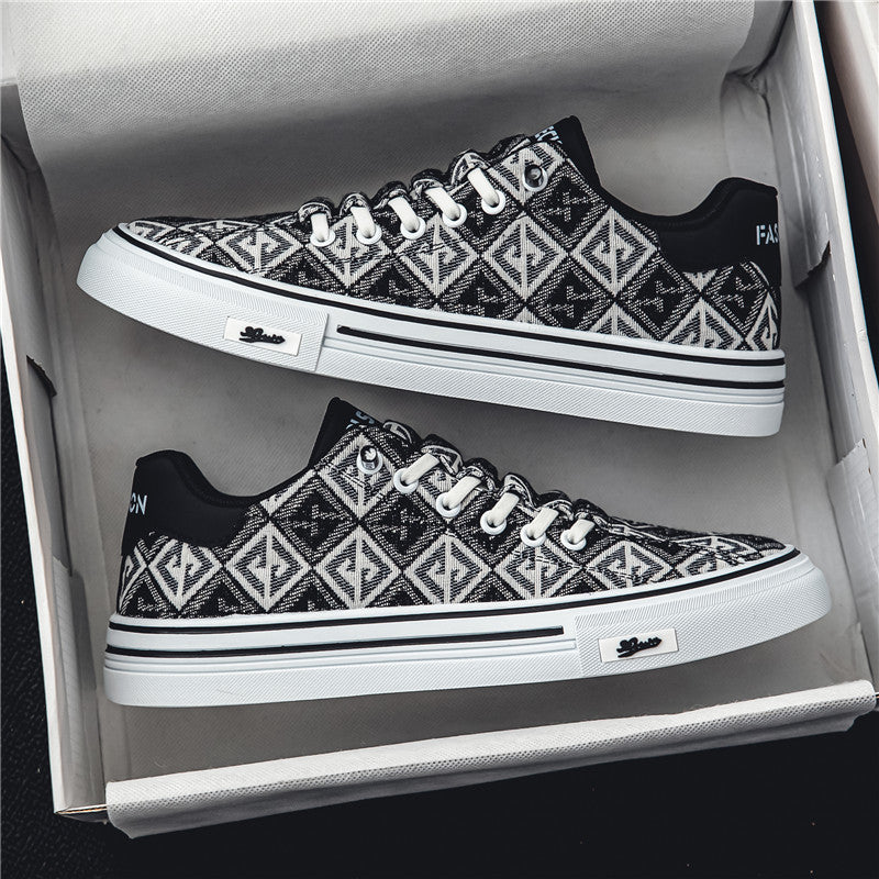 Printed Breathable Canvas Shoes