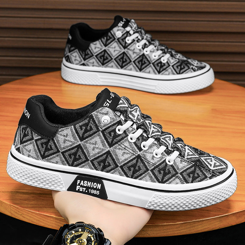 Printed Breathable Canvas Shoes
