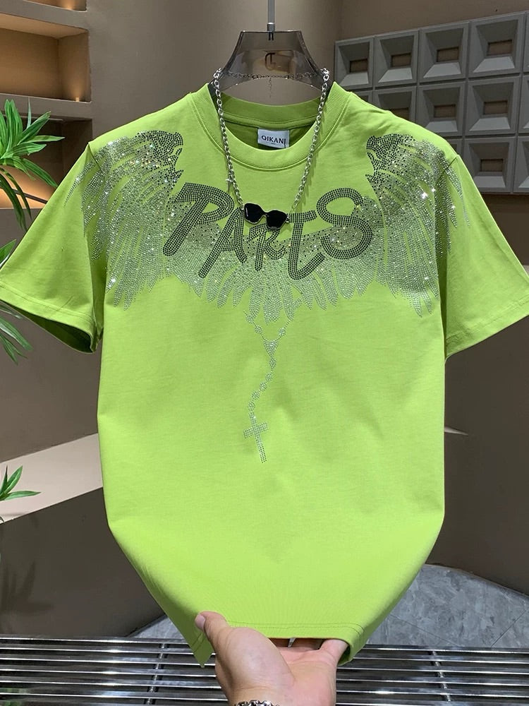 Men's Summer Rhinestone T-shirt