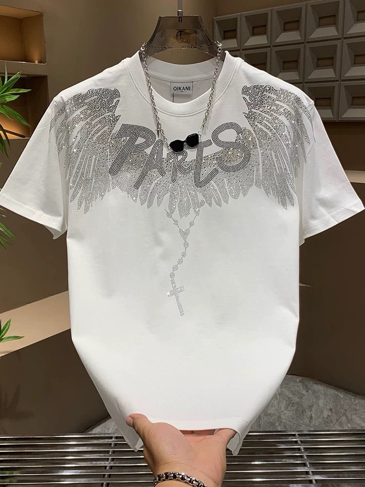 Men's Summer Rhinestone T-shirt