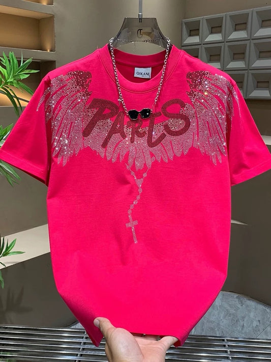 Men's Summer Rhinestone T-shirt