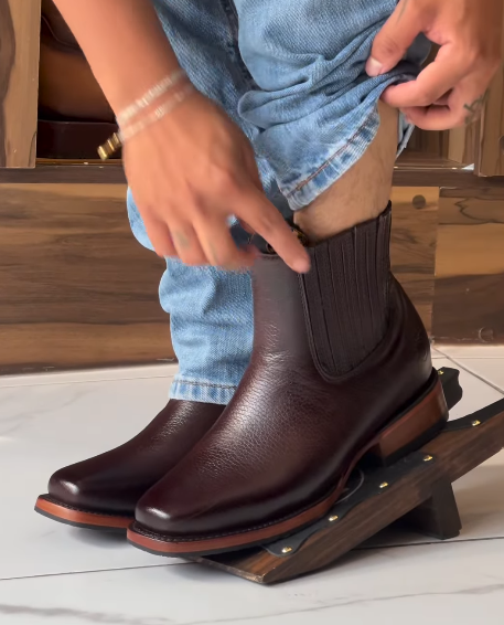 Men's Classic Leather Ankle Boots
