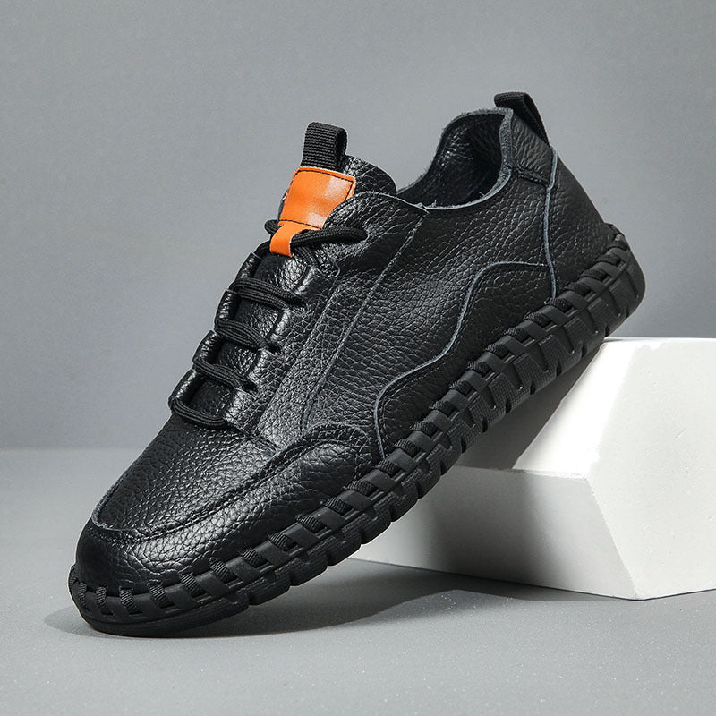 Breathable Soft Leather Men Shoes
