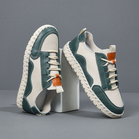 Breathable Soft Leather Men Shoes