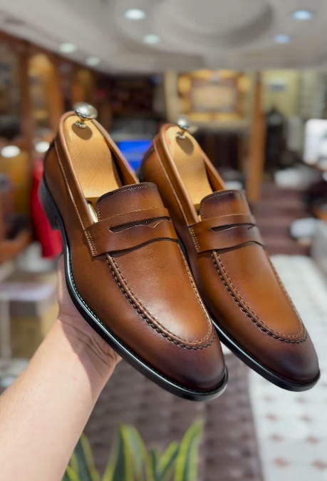 Men's Brown Classic Leather Shoes