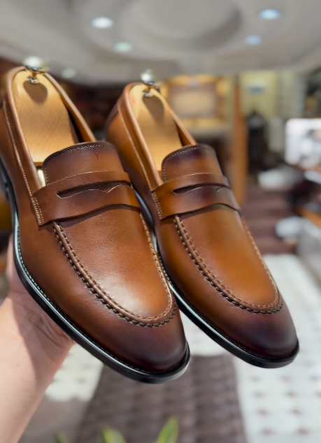 Men's Brown Classic Leather Shoes