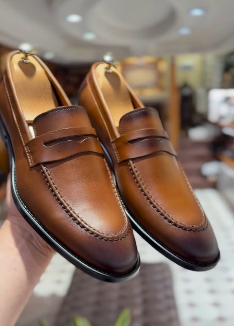Men's Brown Classic Leather Shoes