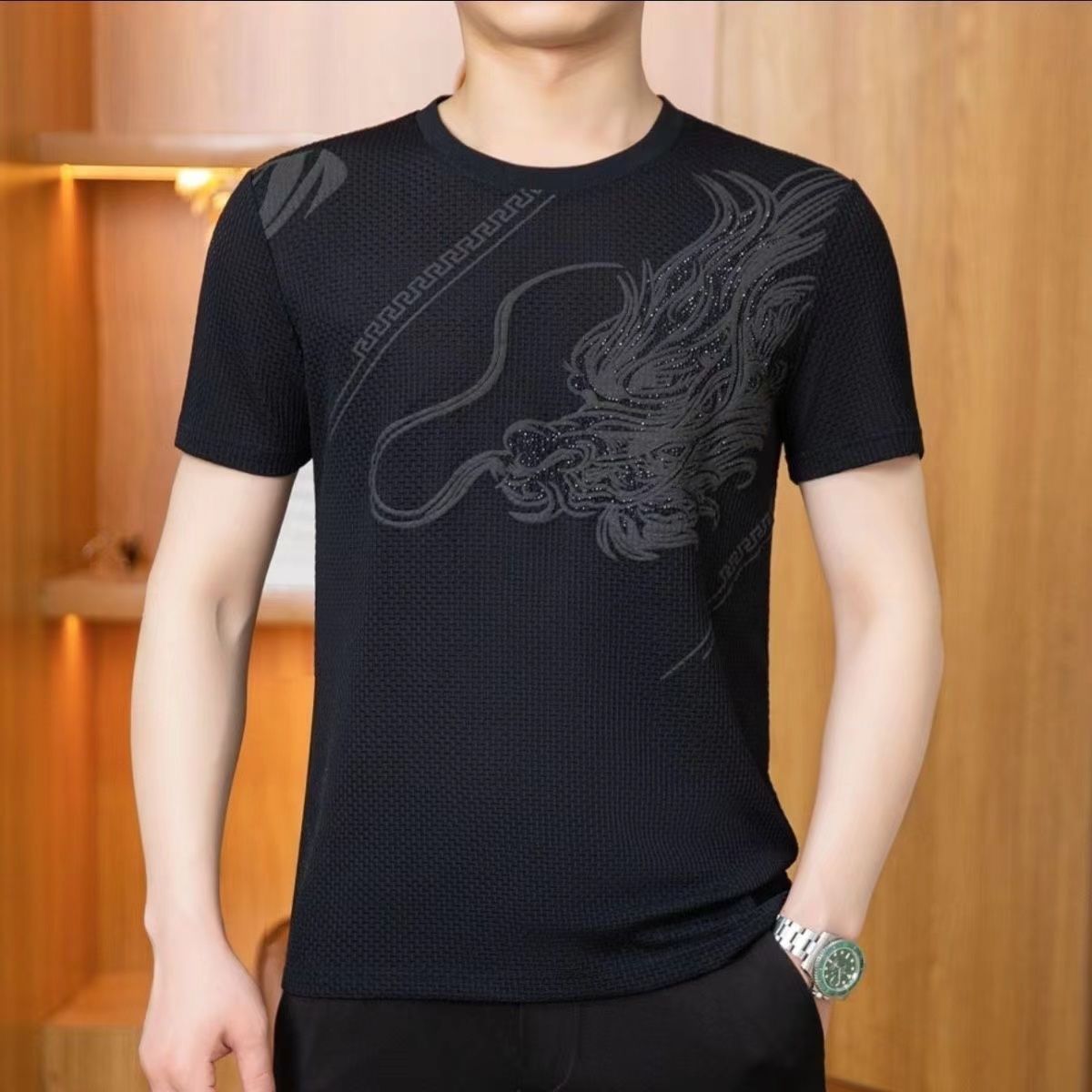 Summer Mesh Breathable Short Sleeves