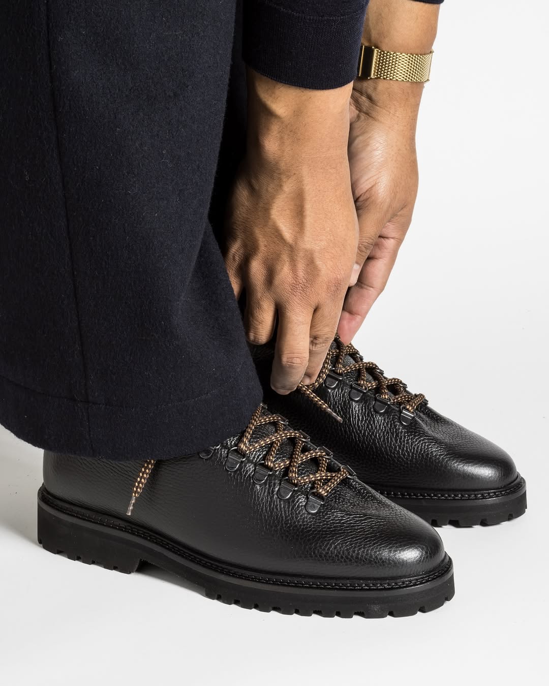 Men's Soft Leather Lace-Up Shoes