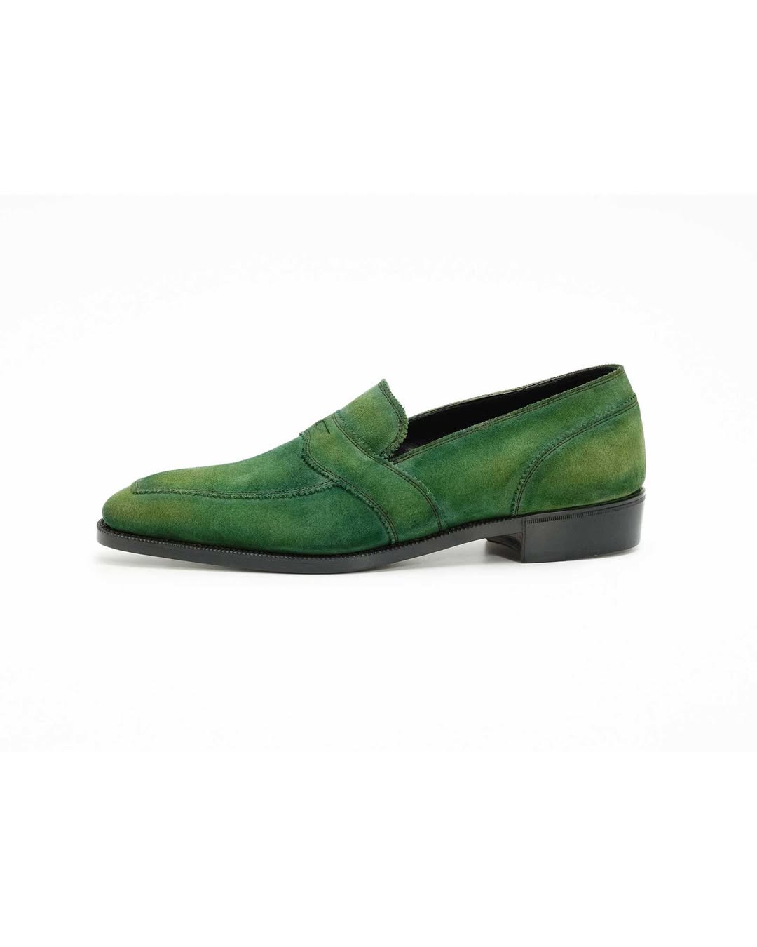 Green Suede Men's Shoes