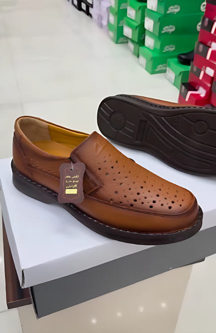 Men's Breathable Slip-On Leather Shoes