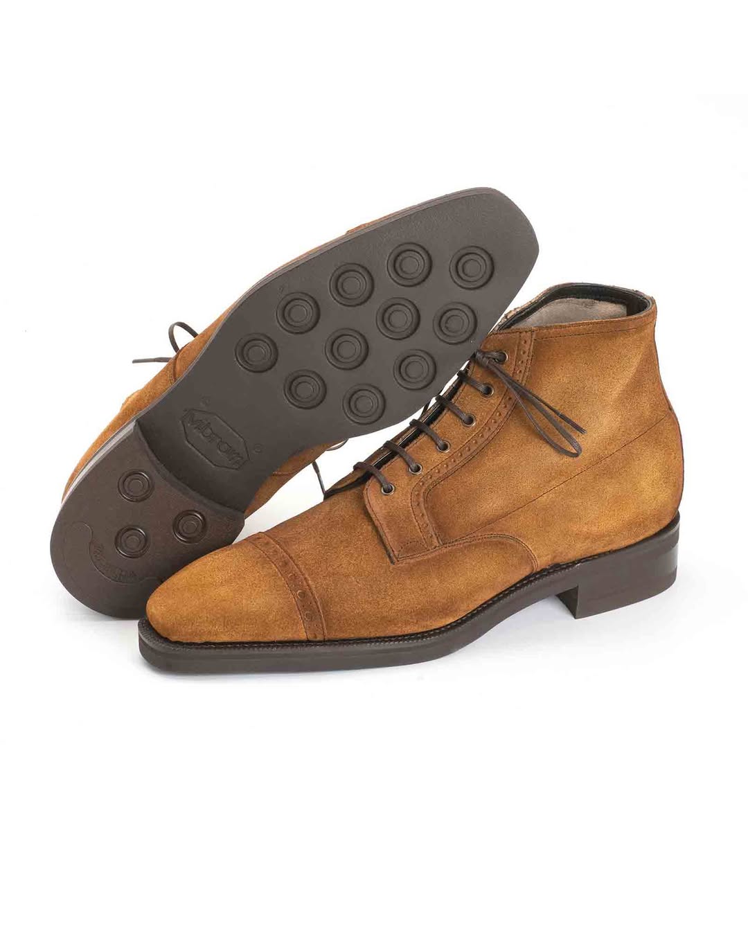 Brown Suede Men's Ankle Boots