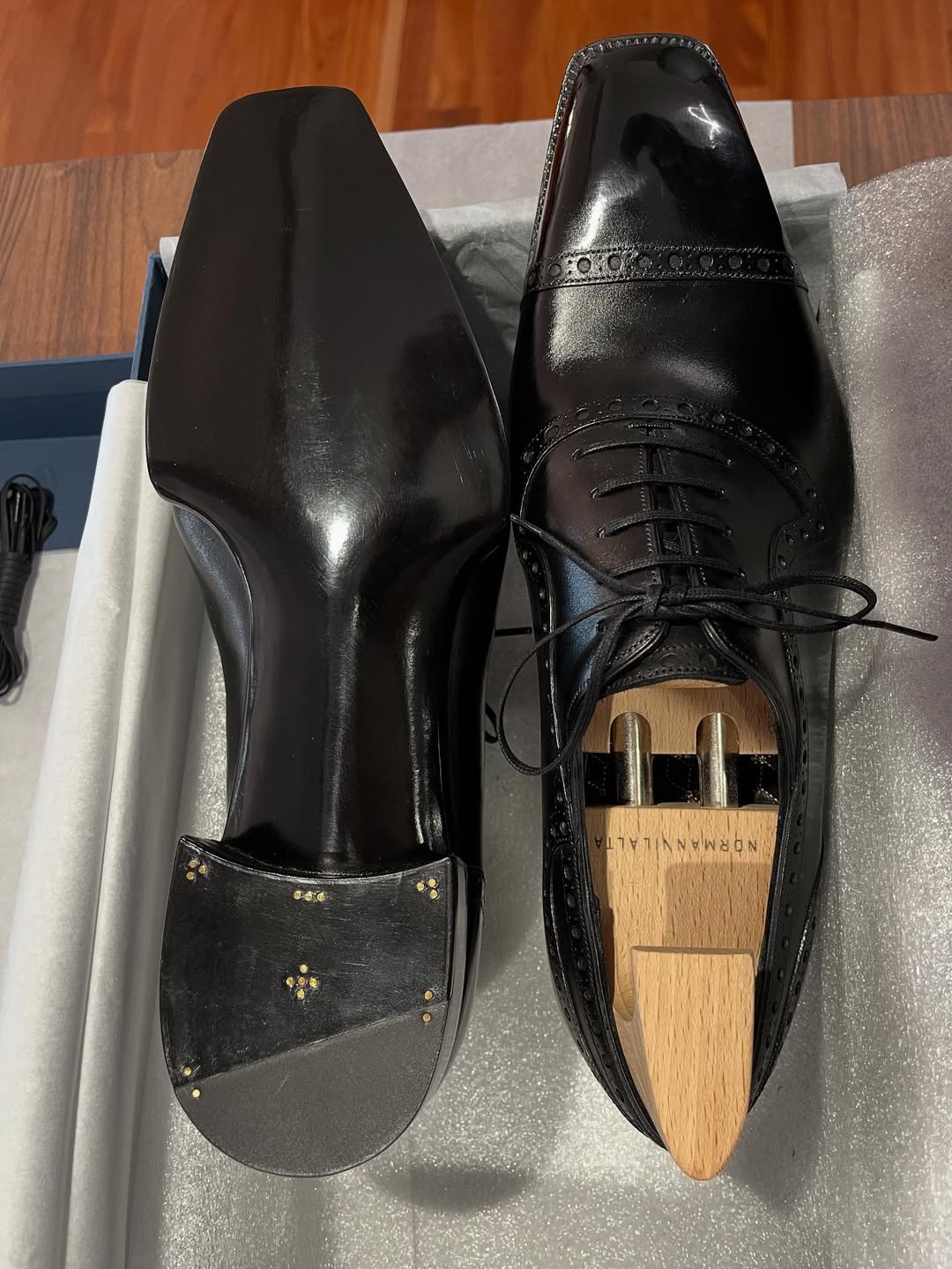 Black Business Quality Leather Shoes