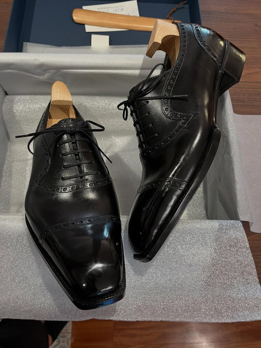 Black Business Quality Leather Shoes