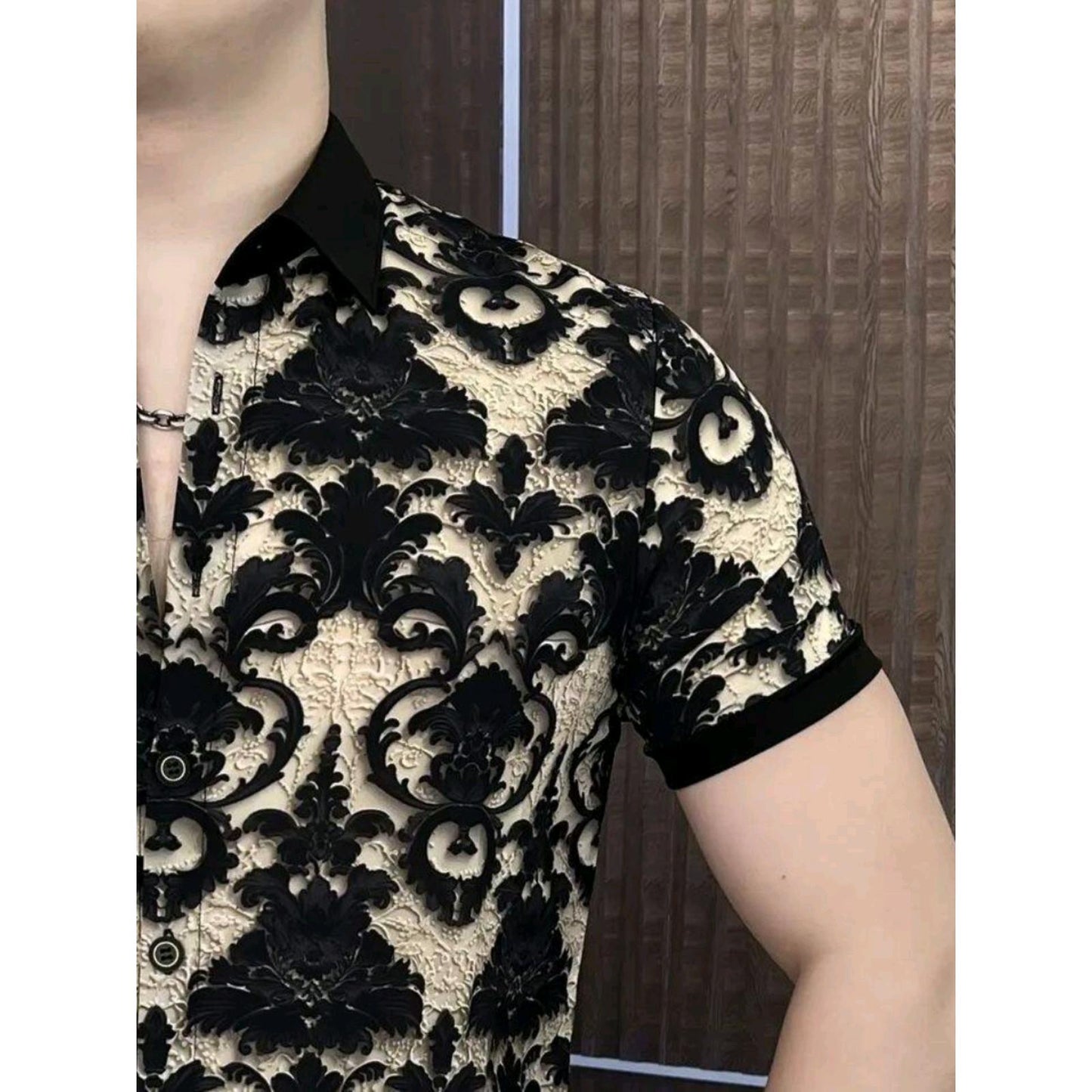 Men's 3D Printed Ice Silk T-shirt