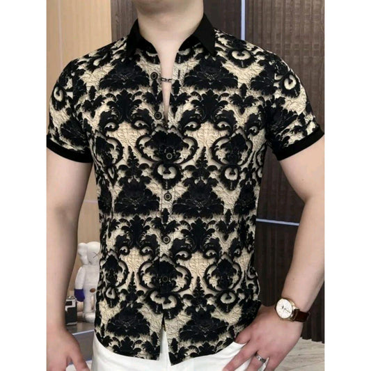 Men's 3D Printed Ice Silk T-shirt