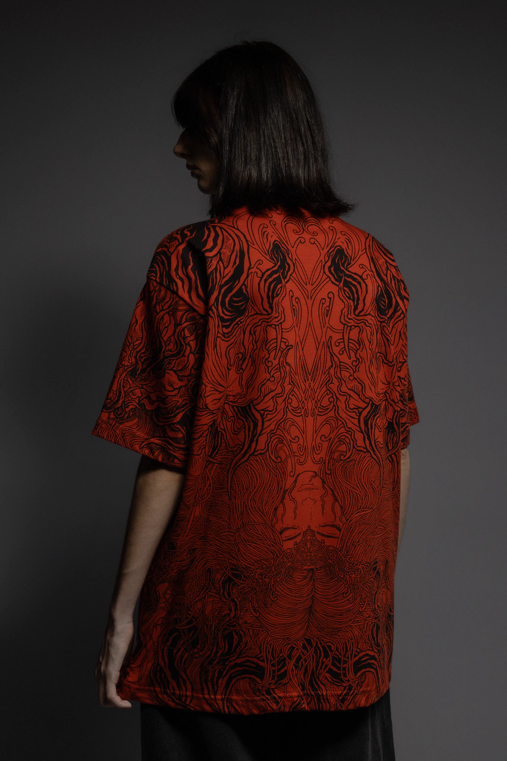 Red Oversized T-Shirt