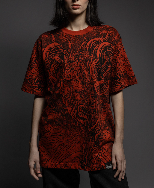 Red Oversized T-Shirt