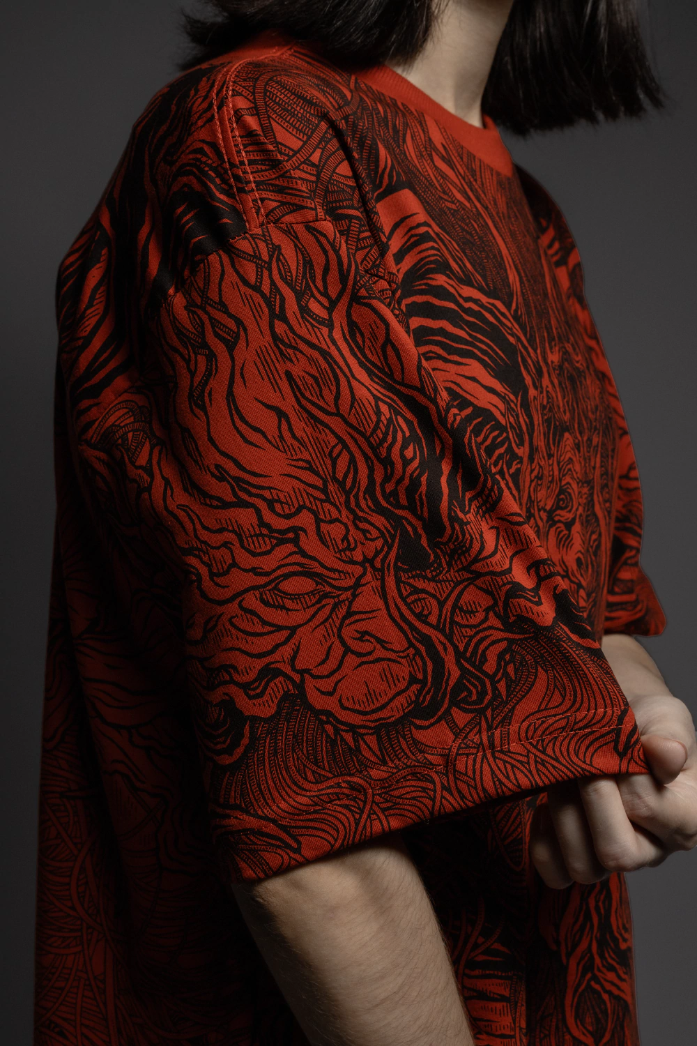 Red Oversized T-Shirt