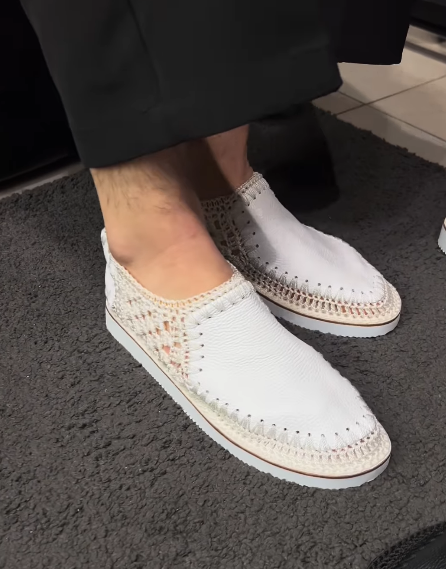 Men's Woven Leather Shoes