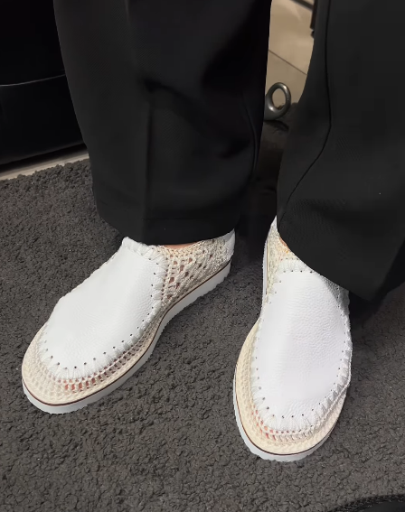 Men's Woven Leather Shoes