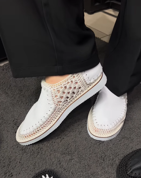 Men's Woven Leather Shoes