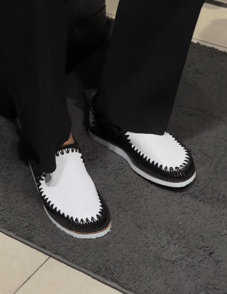 Men's Woven Leather Shoes