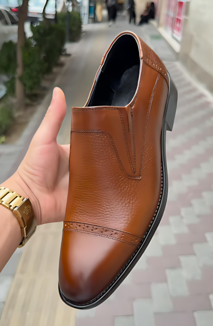 Brown Business Leather Shoes